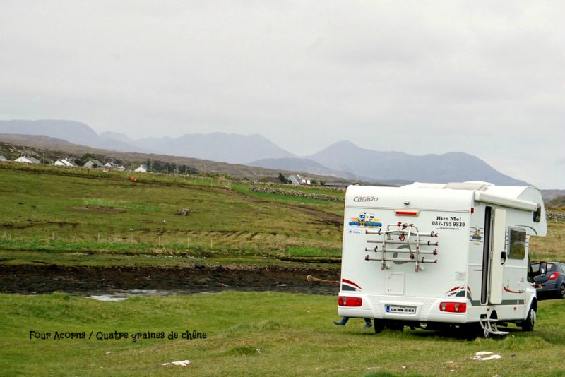 Clifden ecoBeach, campsite, camping, camper van, camping car, Connemara, Clifden, Ireland, Irlande, Wild Atlantic Way