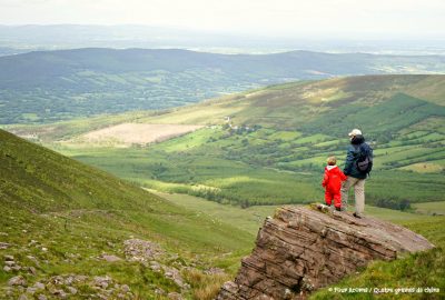 Glen of Aherlow, Tipperary, Ireland, Irlande, Galtee, Lough Curra, hiking, family, adventure, great outdoors, mountains, montagnes, plein air, randonnee, famille, father and son, père et fils