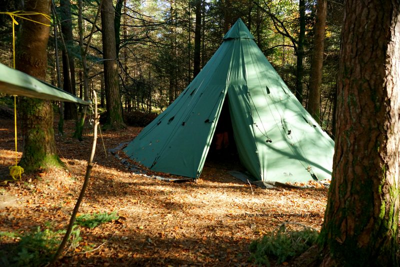 tipi-adventures-tent-forest-sunshine